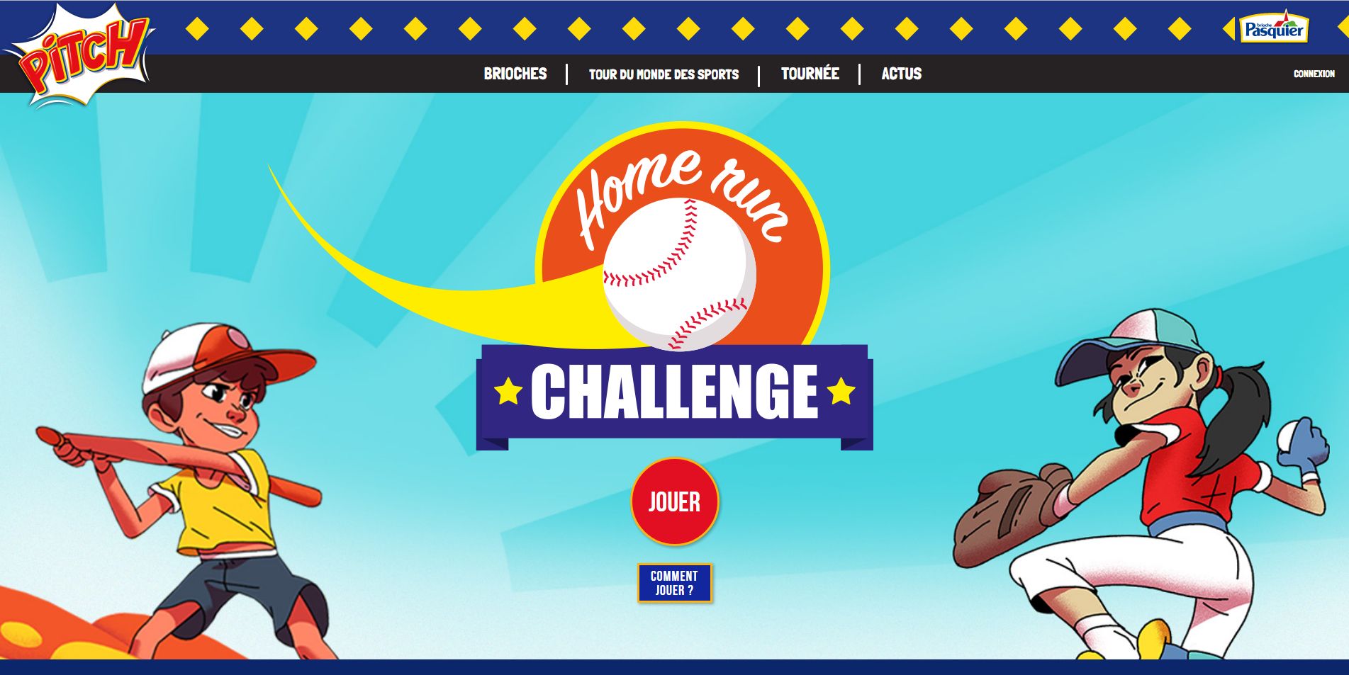 Pitch Brioches Pasquier - Jeux Homerun Memory